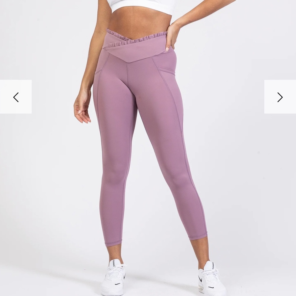 Sweat and Milk Purple Leggings